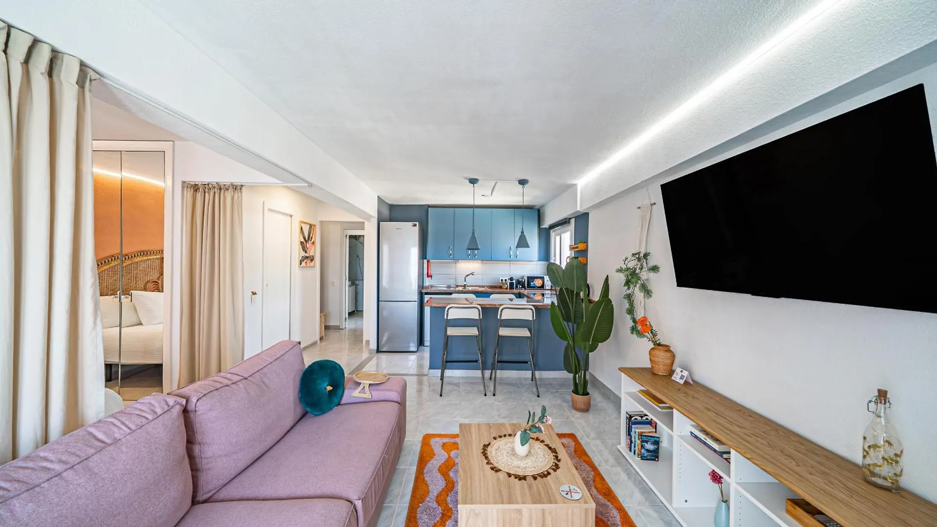 Pura Vida King-Size Bed Sea And Mountain View Apartment Benalmádena 0*,